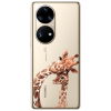 Husa Huawei P50, Silicon Premium, Baby Giraffe